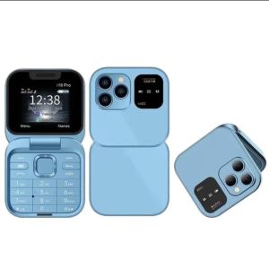 พร้อมส่งในไทย New โทรศัพท์จิ๋ว มือถือจิ๋วฝาพับ ขนาดพกพา i16 pro มีภาษาไทย ใส่ได้2ซิม น่ารัก โทร-เข้า-ออก ถ่ายรูป-วิดีโอ ฟังเพลง