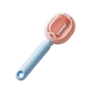 HCHC MALL Có hộp đựng đồ Dụng cụ gọt vỏ nhà bếp Đôi chiều Thép không gỉ Máy cắt rau củ Đa chức năng Tay cầm tiện dụng Dụng cụ gọt vỏ trái cây Nhà bếp