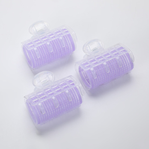 Hengfa Lina 3Pcs/Lot Hair Rollers Bang Roll Curler Hair Curler Plastic Self-adhesive Hair Curling Hairdressing Tool Girl Beauty Styling Tool