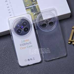 Vivo X200 Vivo X200 Pro 5G Soft case Clear 2.0mm Case Bening Vivo X200 Vivo X200 Pro 5G