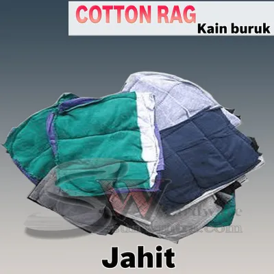 20kg/Bag Loose Cotton Rags / Kain Buruk / Loose Cut Cloth / Loose Rag / Kain Lap / Cleaning Cloth