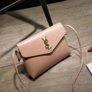 Tas Selempang Wanita Polos Kulit PU Kasual Fashion Sling Bag Cewek Kekinian Korean Style COD T61