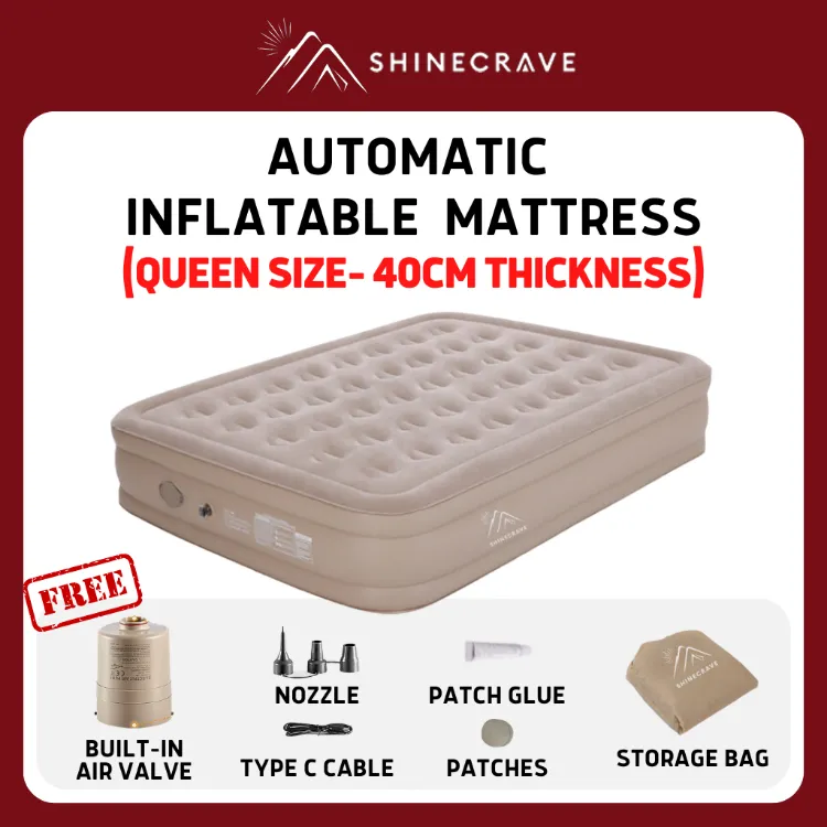 Air mattress shop with automatic pump