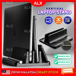 ALX Malaysia Vertical Laptop Stand Adjustable Laptop Stand Laptop Holder Office Home Laptop Tablet Stand Multipurpose Stand
