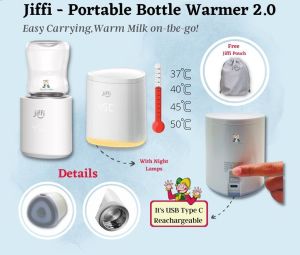 NEW VERSION Jiffi Portable Bottle Warmer/ jiffi pemanas asi/ pemanas susu bayi/ portable bottle warmer / jiffy
