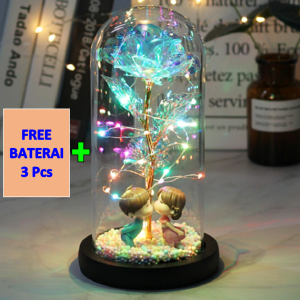 Anto Shop ID - Lampu Hias LED Bunga Mawar Dekorasi Beauty And The Beast Rose | kado ulang tahun