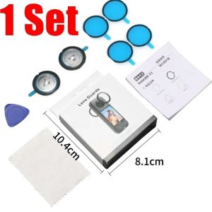 Action Camera Accessories Lens Guard Caps for Insta360 X2 X3 Anti-scratch PC Protective Cover Cap Lens Guards Protector for Insta 360 ONE X 3