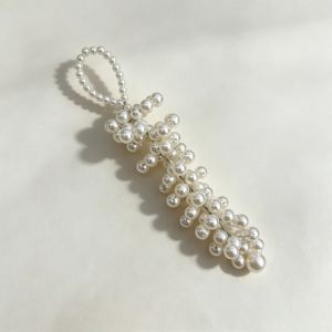 MIRELAE Uốn dây sắt dây chuyền ngọc trai hình quả nho Nghề thủ công Hạt cườm nhiều màu Dây chuỗi hạt trang trí Giáng sinh Cổ điển Dòng sản phẩm hạt cườm Đồ trang trí hình quả nho ngọc trai Dành cho cây thông Noel