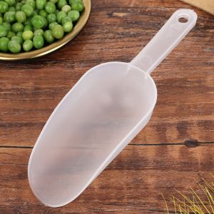 【Free Shipping】Mini Plastic Ice Scoop Measuring Scoops Multifunctional Frosted Small Shovel Rice Grains Shovel Flour Scoop