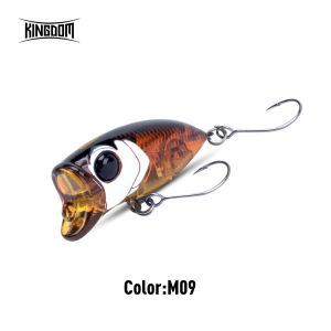 Mồi Câu Nổi Cao Cấp Vương Quốc Micro Minnow 2.4g/35mm Mồi Cứng Z-Action Cao Cấp - Thiết Kế Lưỡi Đơn Popper Nổi - Chuyên Trị Cá Bass & Pike