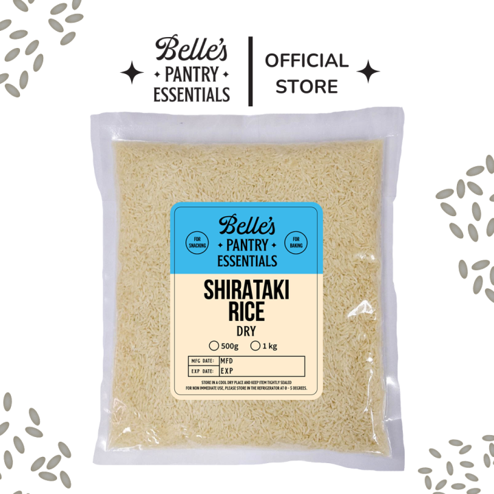 Belle's Dry Shirataki Rice (100g to 1kg) | Lazada PH