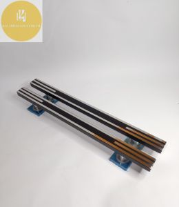 Handle Pintu Minimalis Lis Tengah 45cm Stainless Pegangan Pintu Rumah Minimalis