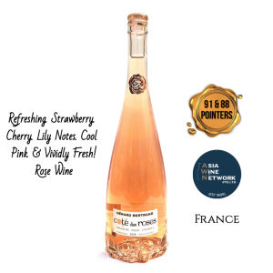 🏅 Romantic Rose Wine Gerard Bertrand Cote Des Roses Rosé 2023 France 13% 750ml