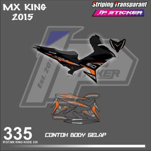 MX KING 2015 (COD) STIKER STRIPING MOTOR YAMAHA MX KING HOLOGRAM DAN TRANSPARAN