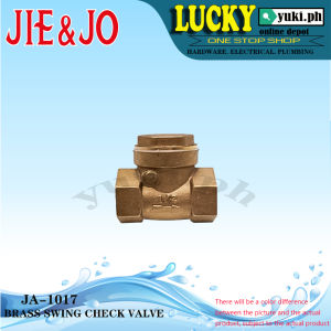 JA-1017 JIE&JO BRASS SWING CHECK VALVE 1/2"