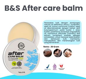 B&S After care balm with natural oil moisturizing skin calming & antioksidant netto 30g