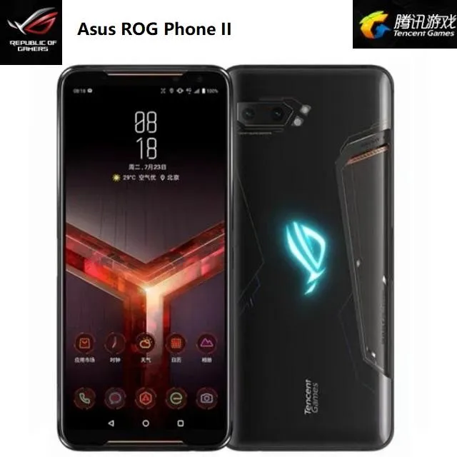 美品 ASUS ROG Phone II (12GB 大人しく 1TB) ZS660KL-BK1TR12 SIMフリー