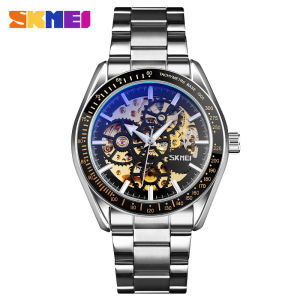 SKMEI 9194 Jam Tangan Pria Automatic Rantai Stainless Elegan