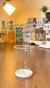 Casa Plastic Squeeze Condiment Bottles With Twist On Cap 1l 600ml 360ml