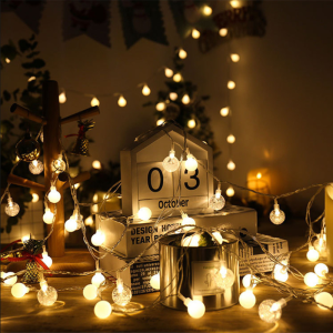 NestCo ไฟกระพริบ แต่งสว ไฟแต่งสวน ไฟวินเทจ ไฟปิงปอง แบตเตอรี่ 10/20/40/80LED