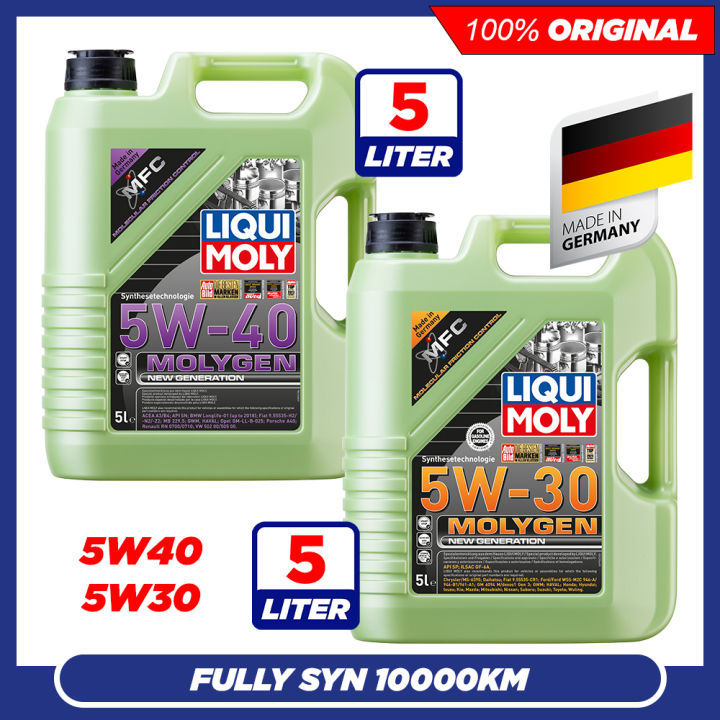 LIQUI MOLY MOLYGEN 5W30 5W40 Fully Synthetic Engine Oil (5L) | Lazada