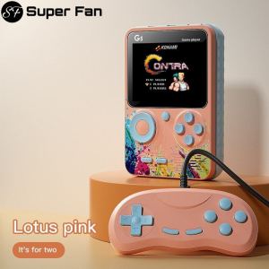 เล่นเกมสองบทบาทเกมแพดเครื่องเล่นเกมคอนโซลขนาดเล็กเครื่องเล่นเกมย้อนยุคหน้าจอ LCD HD คอนโซลวิดีโอเกมบอย G5 เวอร์ชั่นใหม่ของขวัญวันเกิด