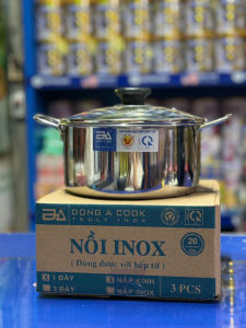 NỒI INOX 1 ĐÁY ĐÔNG Á 20CM - HKM NUTRICARE