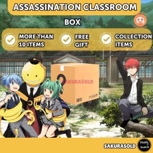 Assassination Classroom Anime Gift Box Koro Sensei Karma Nagisa Pin Badge Assassination Classroom Stickers Anime