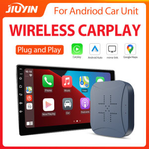 JIUYIN Wireless Apple Carplay Airplay Android Auto USB box（USB Adapter) For Refit Android System car Stereo Radio Navigation Headunit Player MirrorLink Smart Link Box plug play