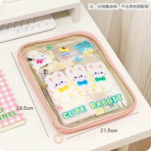 Tas iPad  bag kawaii lucu tempat penyimpanan iPad pouch gadget tablet transparan kawaii terbaru