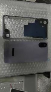 For Samsung Galaxy A07 4G SM-A075F/DS Housing Chassis Middle Frame Back Cover with Camera Replacement Parts