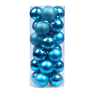 Set Glitter Matte Glossy Christmas Tree Ball Baubles Colorful Xmas Party Home Garden Christmas Decoration Supplies Hot Sale 8 Colors Home Party Ornament Decor Xmas Small Bauble