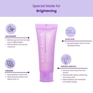 Kojie San Cerakojic Brightening Gel Cleanser 70ml - Pembersih Wajah - Cuci Muka - Ken Herbal
