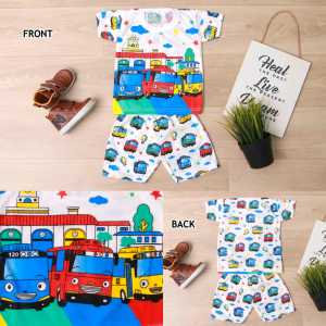 DhadomKids - SETELAN ANAK LAKI-LAKI USIA 1-3 TAHUN ELLONIA GAMBAR TAYO