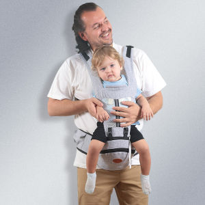 Vren Địu em bé trẻ sơ sinh thoáng khí thoải mái Ergonomic phía trước đa chức năng ba lô đeo chéo Địu ngồi