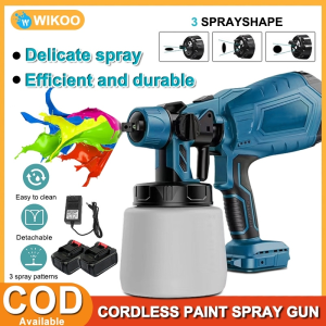 998VF Cordless Electric Spray Gun Woodworking Paint Sprayer Household Disinfection Spray Gun Battery Makita