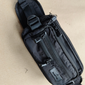 Waistbag Pria Tas Pinggang Pria Hitam Poloso 129/45
