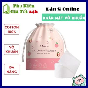 Khăn Mặt Khô Aminerry bông tự nhiên (dùng 1 lần tẩy trang lau khô lau ướt khăn lau mặt trái đào siêu mềm mịn)