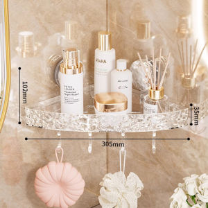 Glacier pattern sink hanging basket Glacier pattern hole-free wall-mounted suction cup storage rack