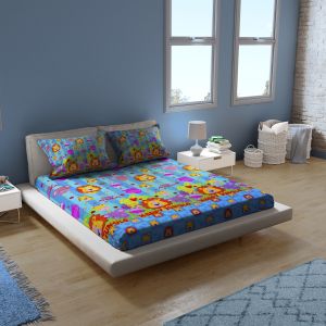 Sprei Set Motif Anak Karakter Bahan Katun 90x200/100x200/120x200/160x200/180x200/200x200 LP