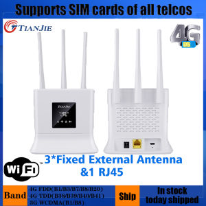 【Modified】4G Wifi Router Modem Wifi Sim Card Wireless Router Modem Wifi Modified Unlimited For IP Camera/Outside WiFi Coverage Removable External Antenna