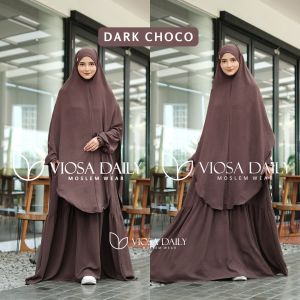 HIRA SET Abaya + Khimar Bandana Malay (Free Niqab Cadar)