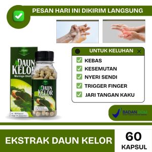Extrak Daun Kelor Kapsul Obat Jari Tangan Kaku Nyeri Susah Di Tekuk Sakit Sendi Tangan Sulit Di Gerakkan Sakit dan Ngilu Trigger Finger