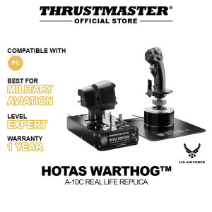 Thrustmaster HOTAS Warthog U.S. Air Force A-10C Aircraft Replica H.E.A.R.T Magnetic Technology 55 Action Button 2 Four-Direction Hat Switches