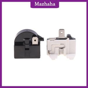 Mazhaha 2PCS QP2-4.7 PTC Starter Relay 1 Pin Refrigerator Starter Relay And 6750C-0005P Refrigerator Overload Protector