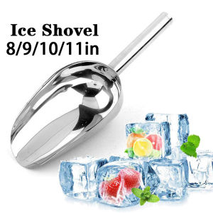 Stainless Steel Ice Shovel Multi-use Grain Coffee Beans Scraper Candy Food Scoop Measuring Spoon Bar Kitchen Gadgets