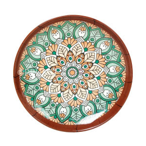 PRUMU Piring Aesthetic 9 inch - Piring Melamin - Piring Makan - Piring Cantik - Piring Cafe - P7809