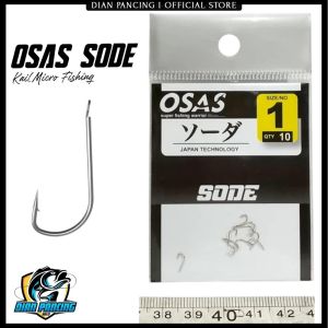 Kail MIcro Fish Osas Sode D11001 (Tanpa Lubang) High Carbon Hook