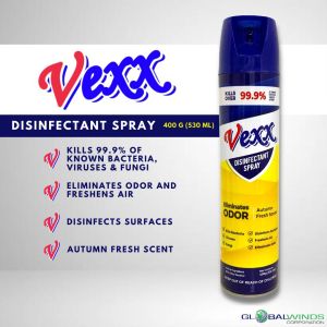 VEXX DISINFECTANT SPRAY 400G (530ML) AUTUMN FRESH SCENT