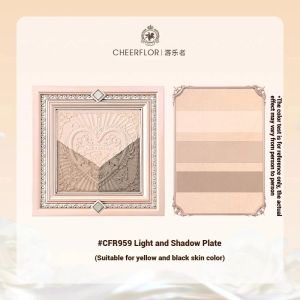 CHEERFLOR Little Angel Contour Shadow & Highlight Palette Face Matte Illuminator Bronzer Makeup Concealer 7g